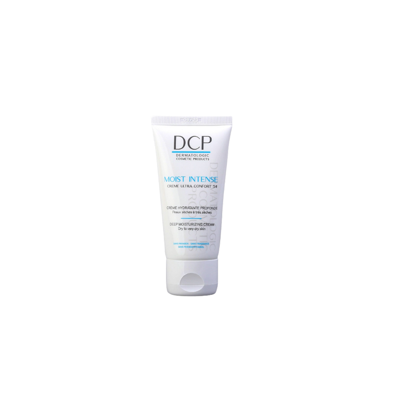 DCP Moist Intense Crème Ultra Confort 54 50ml tube souple blanc avec bouchon clips