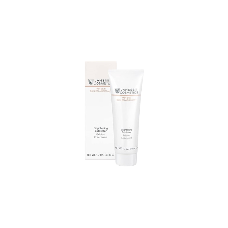 Janssen Cosmetics Exfoliant Éclaicissant 50ml tube blanc avec bouchon clips