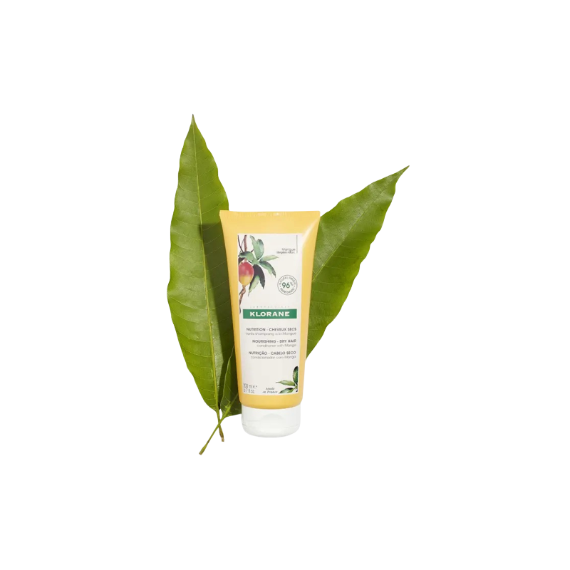 Klorane Après-shampoing à la Mangue 200ml tube souple transparent