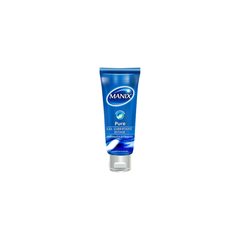 Manix Gel Pure 80ml tube bleu avec bouchon facile