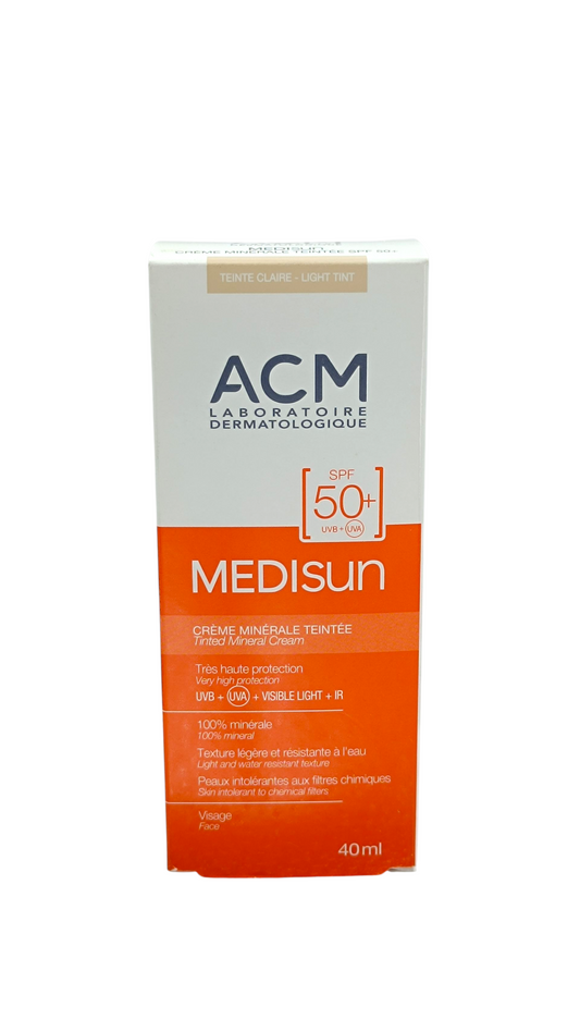 ACM Medisun Crème Minérale Teintée SPF 50+ Teinte Claire 40ml