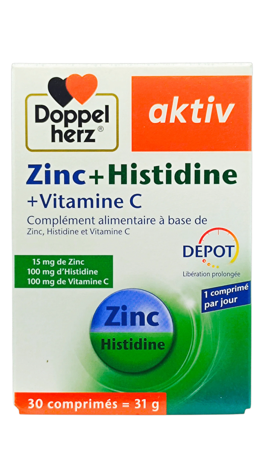 Aktiv Zinc+Histidine+Vitamine C 30cp/31g