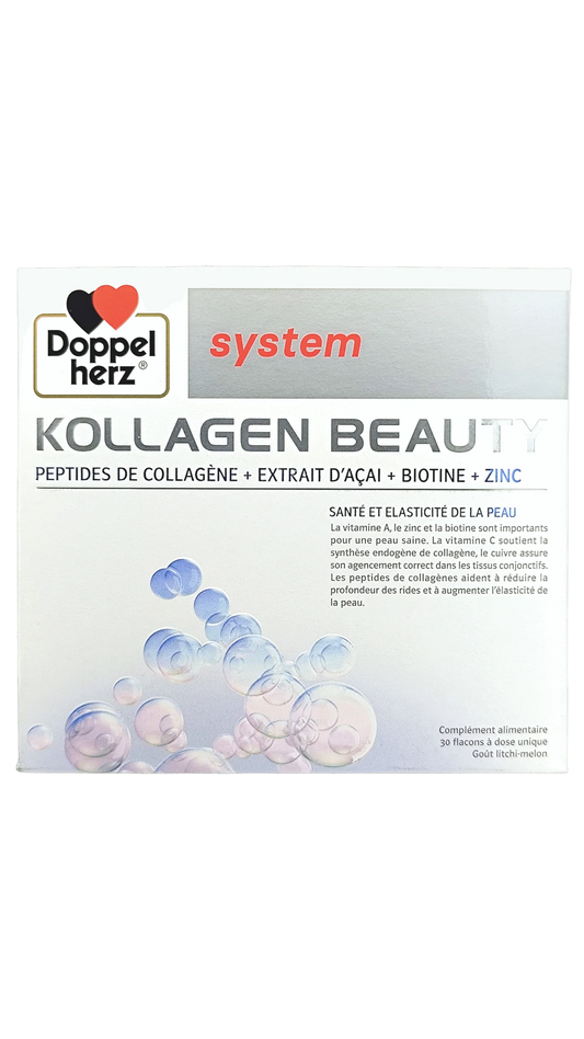 DOPPELHERZ SYSTEM KOLLAGEN BEAUTY 30 FLACONS