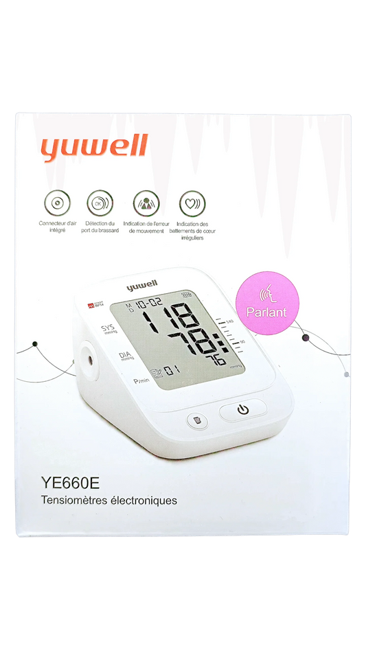YUWELL TENSIOMÈTRE ÉLECTRONIQUE BRASSARD (parlant)