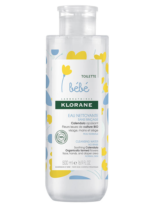 Klorane Bébé Eau Nettoyante au Calendula 500ml