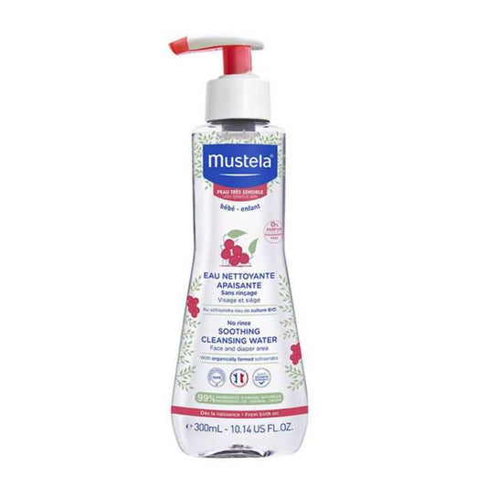 Mustela Eau Nettoyante Apaisante sans Rinçage 300ml