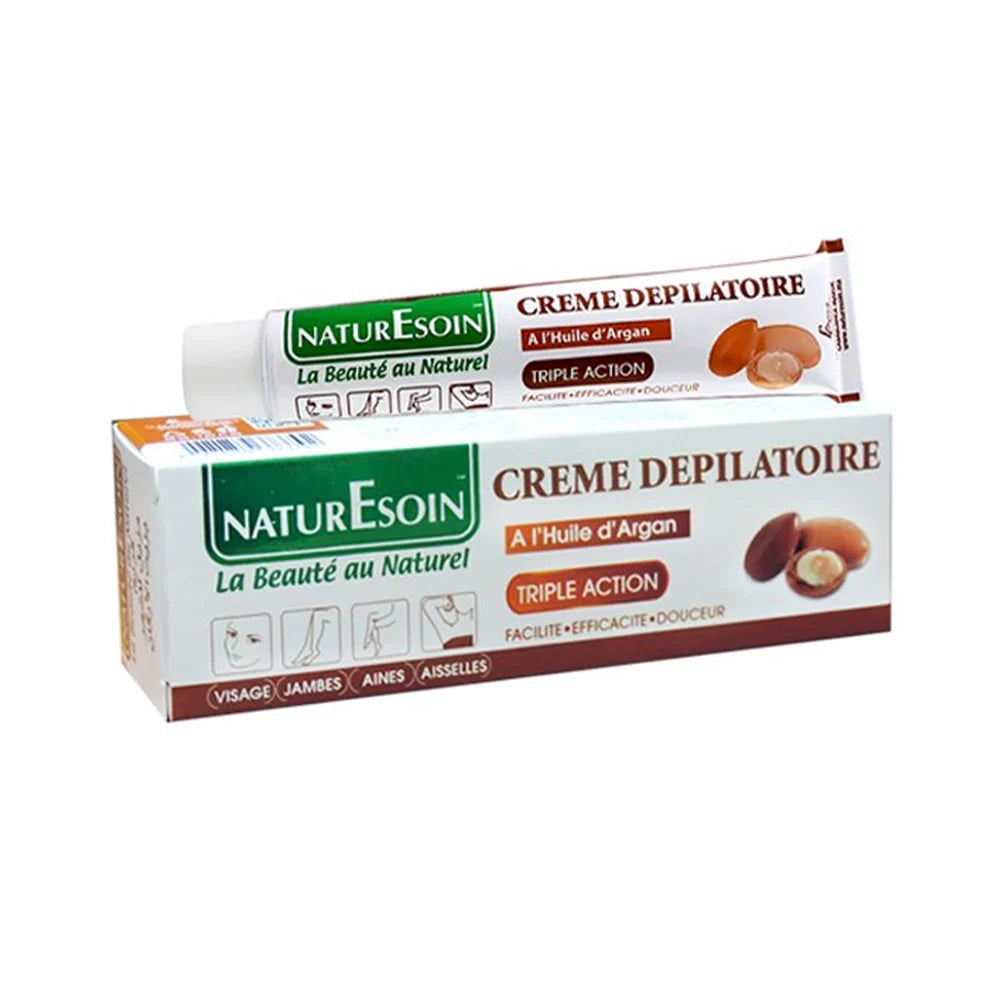Naturesoin Crème Dépilatoire à l'Huile d'Argan 50ml