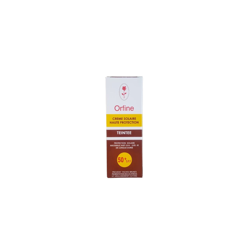 Orfine Crème Solaire SPF 50+ Teintée 50ml