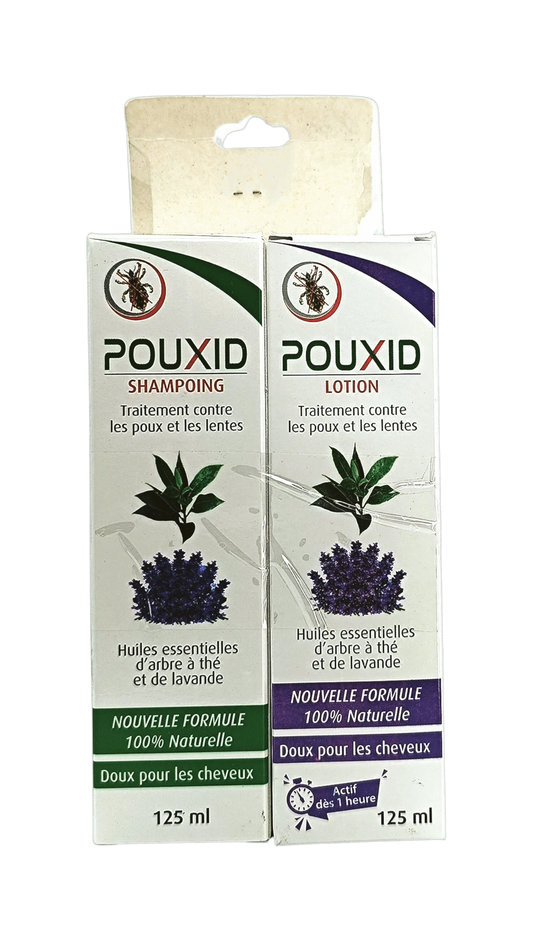POUXID PACK ANTI-POUX LOTION 125ML + SHAMPOING 125ML