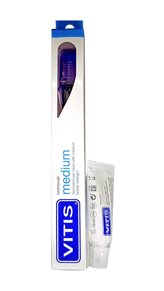 Vitis Brosse à Dents Medium