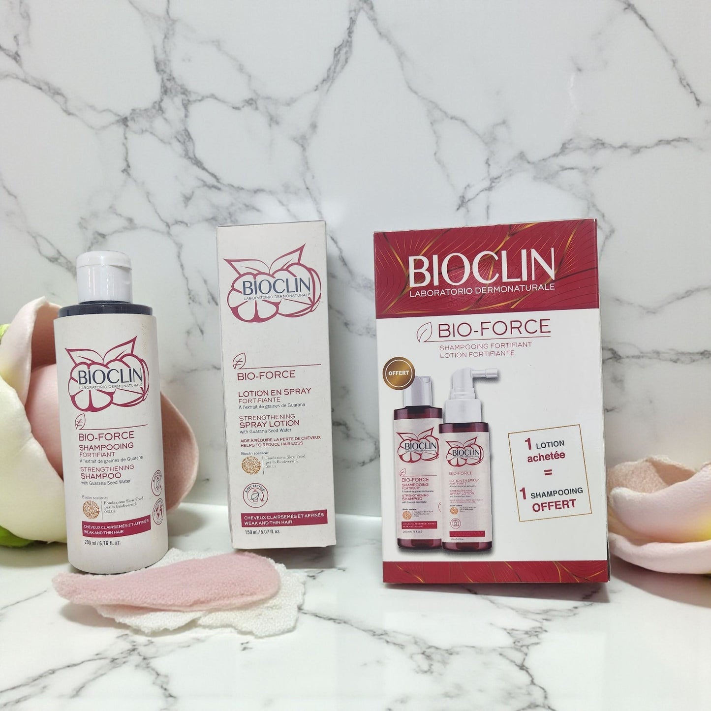 PACK BIOCLIN BIO-FORCE LOTION +SHAMPOOING GRATUIT