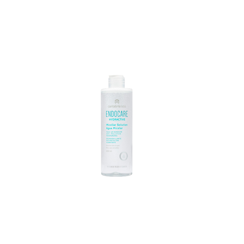 Cantabria Labs Endocare Hydractive Micellar flacon blanc souple avec bouchon clips