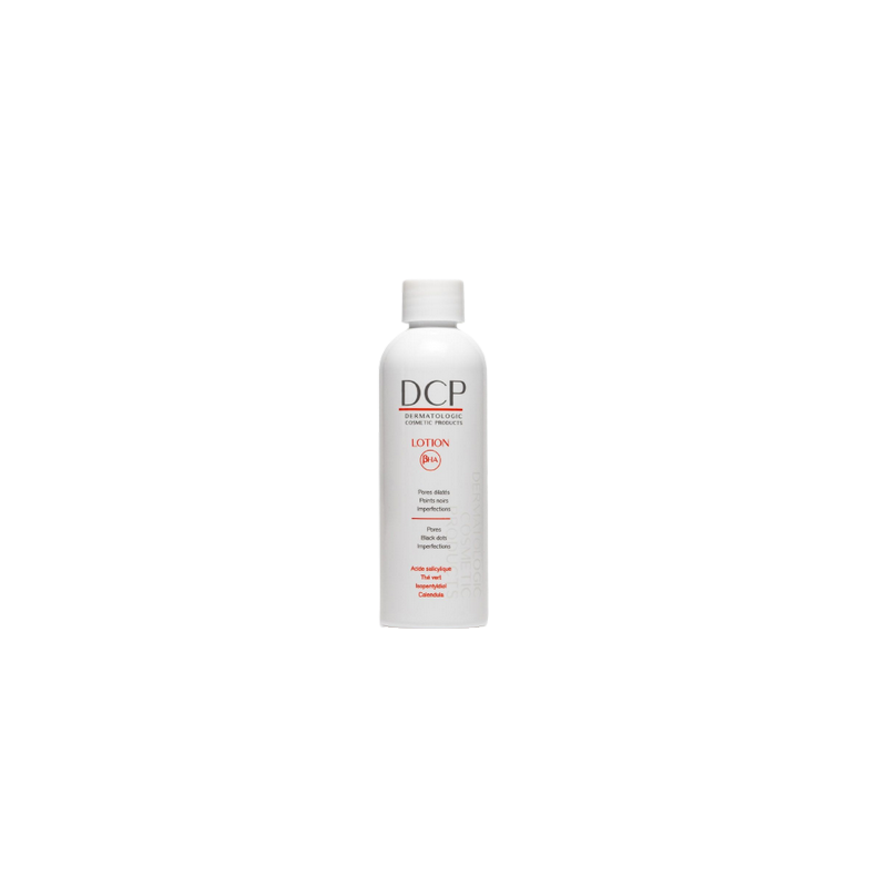 DCP Lotion BHA 100ml,  spray de couleur blanc avec bouchon vis