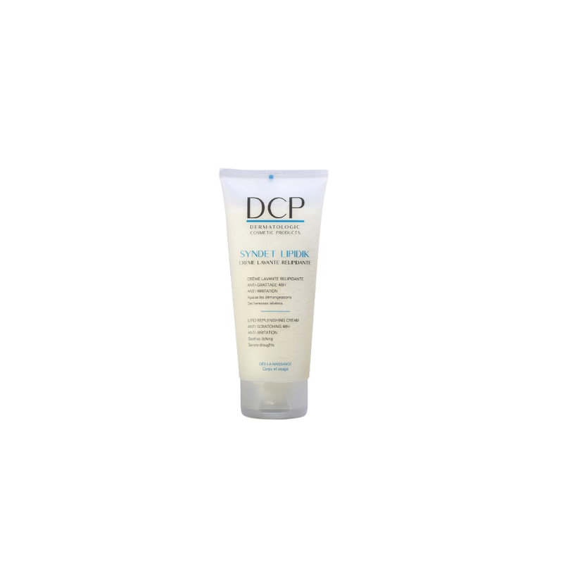 DCP Syndet Lipidik Crème Lavante Relipidante 200ml flacon souple transparent avec bouchon clips