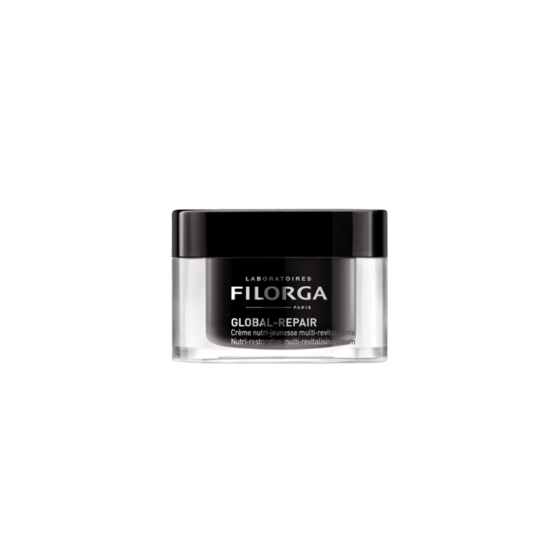 Filorga Global-Repair 50ml pot transparent avec bouchon noir à vis