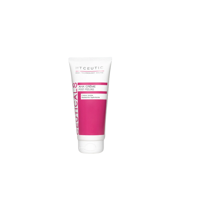    HT-Ceutic-AHA-Creme-Post-Peeling-200ml tube souple blanc
