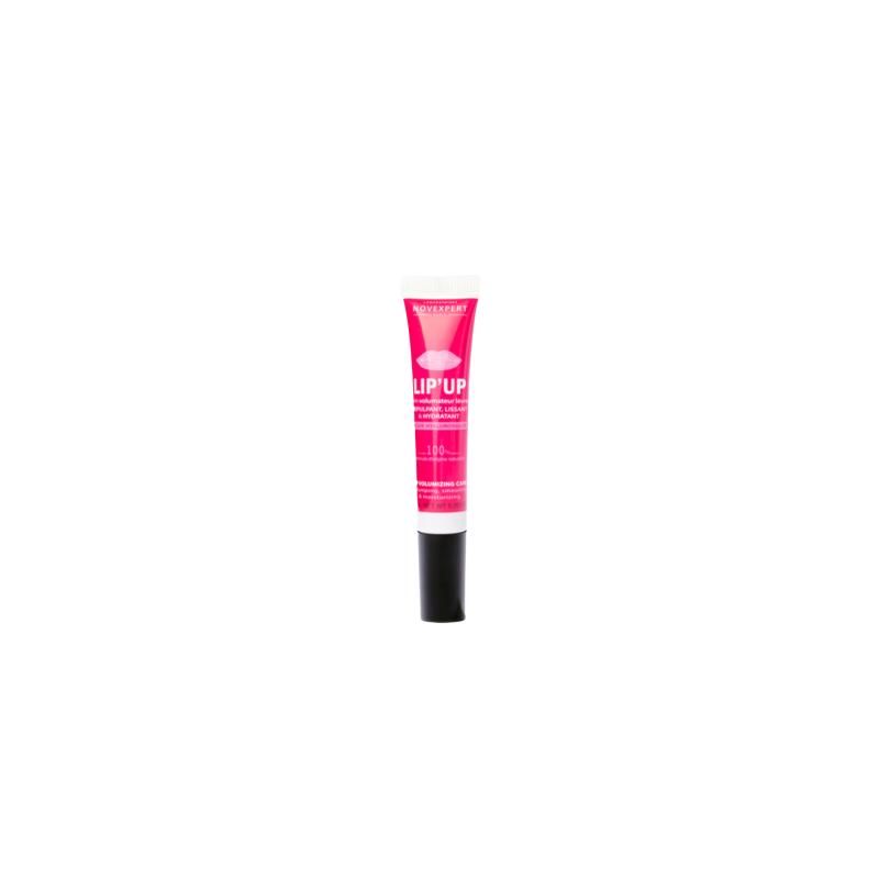 Novexpert Lip'Up 8ml tube rose avec bouchon noir
