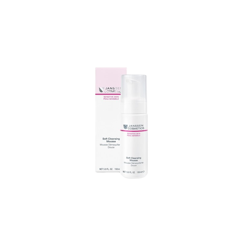 Janssen Cosmetics Mousse Démaquillante Douce 150ml flacon blanc avec bouchon spray